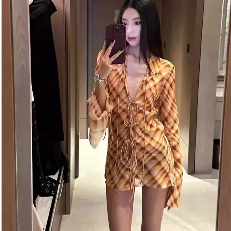 【现货】雪纺衫女2025年时尚百搭设计感小众高级感防晒衫长袖上衣