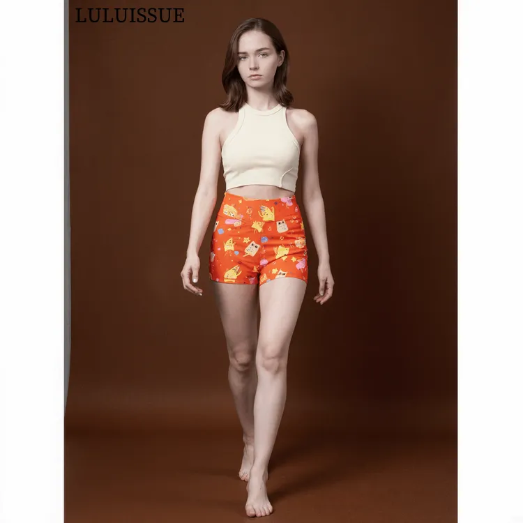 LULUISSUE｜橙奶喵健身提臀速干干骑行裤多巴胺女子运动瑜伽裤