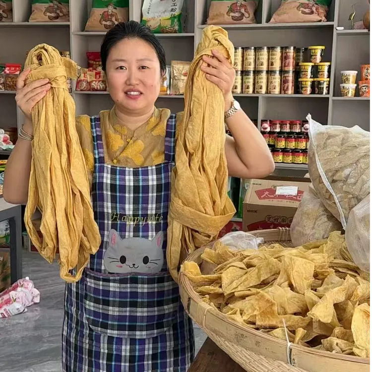 【马大哈专属蛋白肉】蛋白肉特产火锅豆腐皮素肉含盐粒