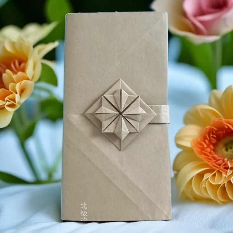 奶奶的针线包材料包牛皮纸同款纸张折叠成品16格手工收纳袋