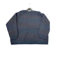 HQ绵羊毛深灰男女同款套头毛衣