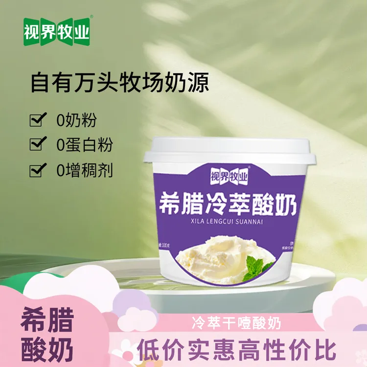 希腊酸奶干噎酸奶冷萃酸奶酸奶碗奶酪酸奶蓝莓草莓芒果网红饮品