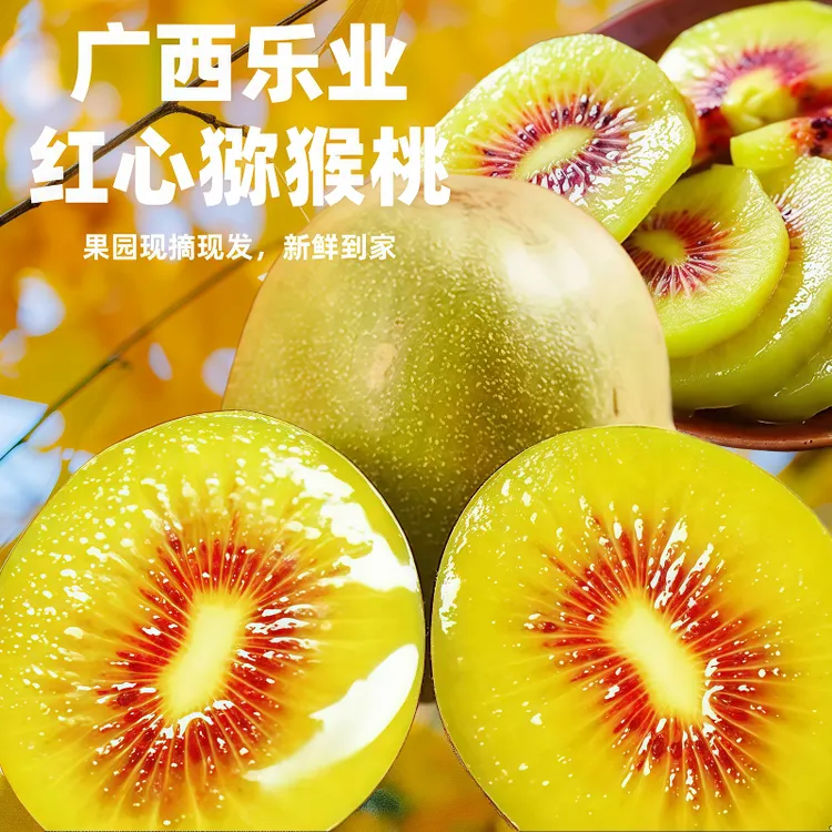 【顺丰包邮】广西乐业红心猕猴桃当季水果甜蜜多汁现摘现发