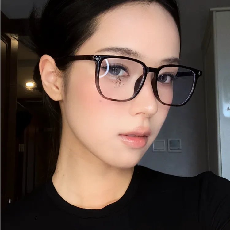 大框复古日系近视黑框眼镜架女网上专业配镜素颜神器方框显瘦TR90