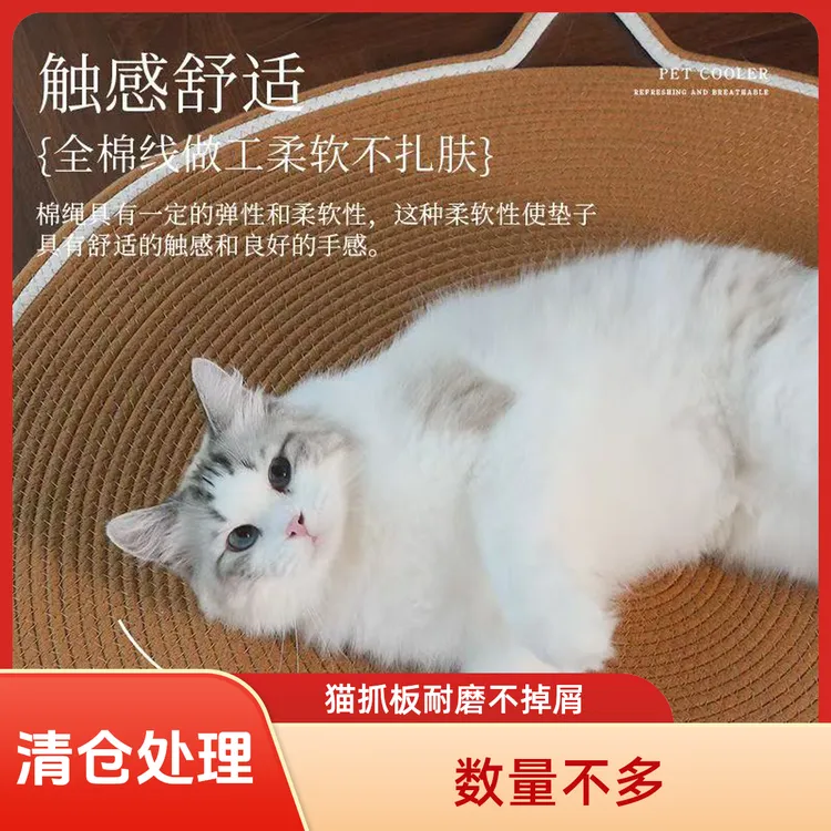 猫抓板平替耐磨不掉屑猫抓垫子耐抓猫咪磨爪神器宠物睡垫透气
