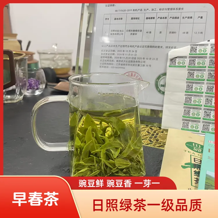 【鲜香】五月20号日照绿茶新茶浓鲜嫩鲜甜鲜香耐泡一芽一二叶