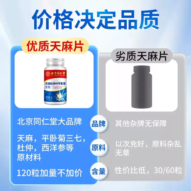 天麻三七通络片中老年人正品
