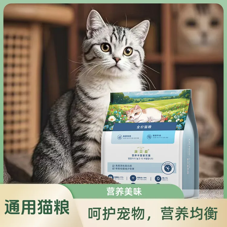 全价通用型猫粮成猫幼猫全阶段猫咪宠物美味营养5斤