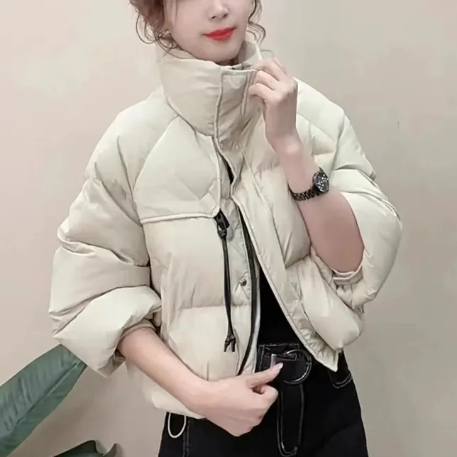 2025冬新款羽绒棉服外套女韩版时尚小个子休闲百搭短款面包服上衣