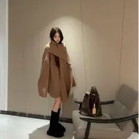 【夹子】针织两件套保暖大被子毛衣超大围脖氛围感神器慵懒秋冬保暖