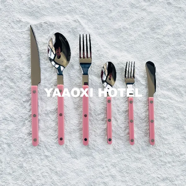 【这个颜色难把握】ins风西餐刀叉勺可爱风餐具水果叉甜品勺