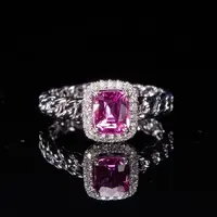 如苑珠宝18K金帕帕拉恰戒指1.11ct/无烧/日出/稳定/GUILD/ZFW