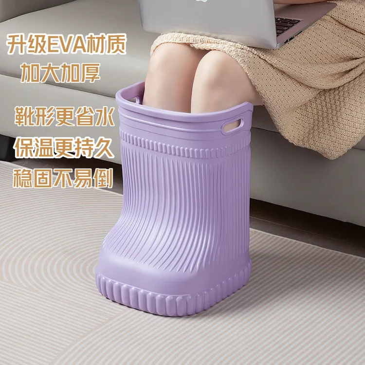 2025爆款古法养生泡脚桶加深过膝家用加厚省水足浴盆足浴桶洗脚桶