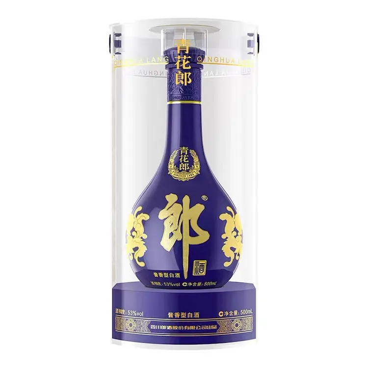 郎酒青花郎酱香型白酒 53度 500mL 1瓶 年份随机  微瑕