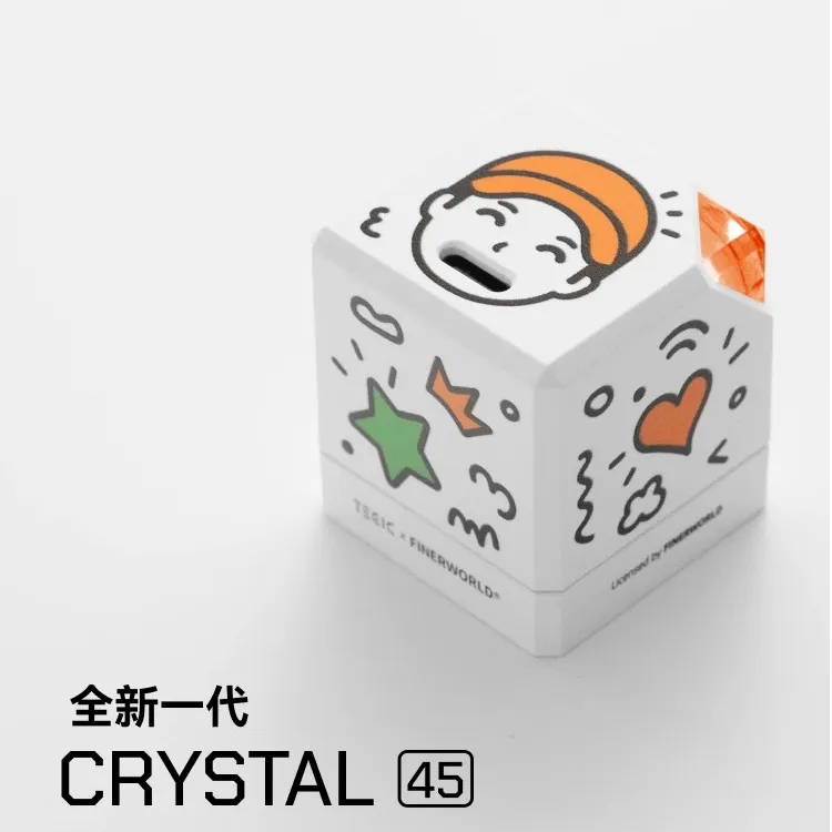 TEGIC水晶Cystal联名款45W氮化镓涂鸦充电器快速迷你快充