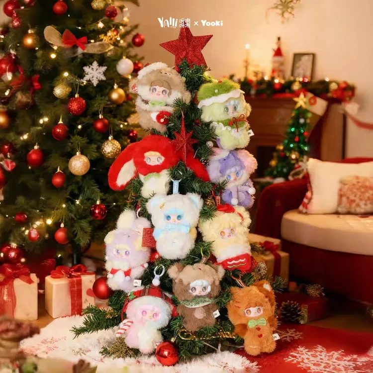 [新品] 氧氧yooki盲盒-圣诞叮叮铛毛绒公仔礼物玩具玩偶盲盒