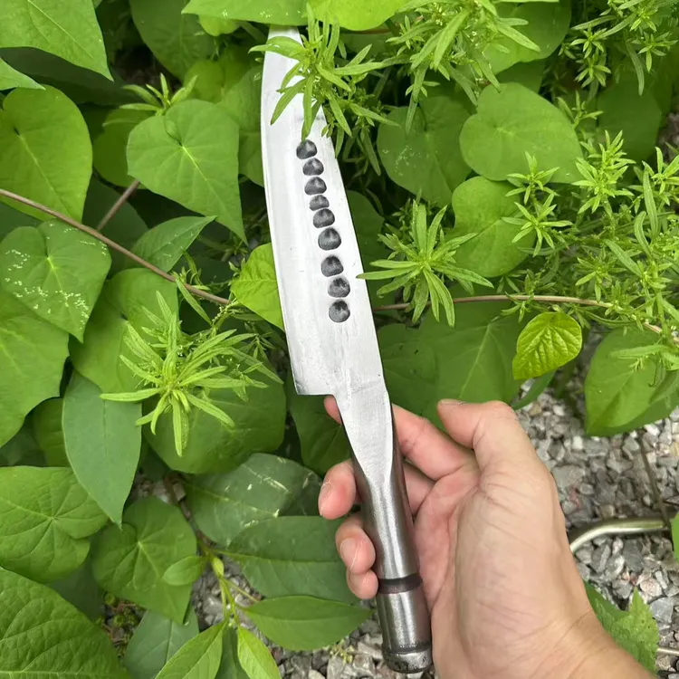 周管家【履带钢小刀】手工锻打超锋利单手刃舒适多用途剔骨尖刀菜刀
