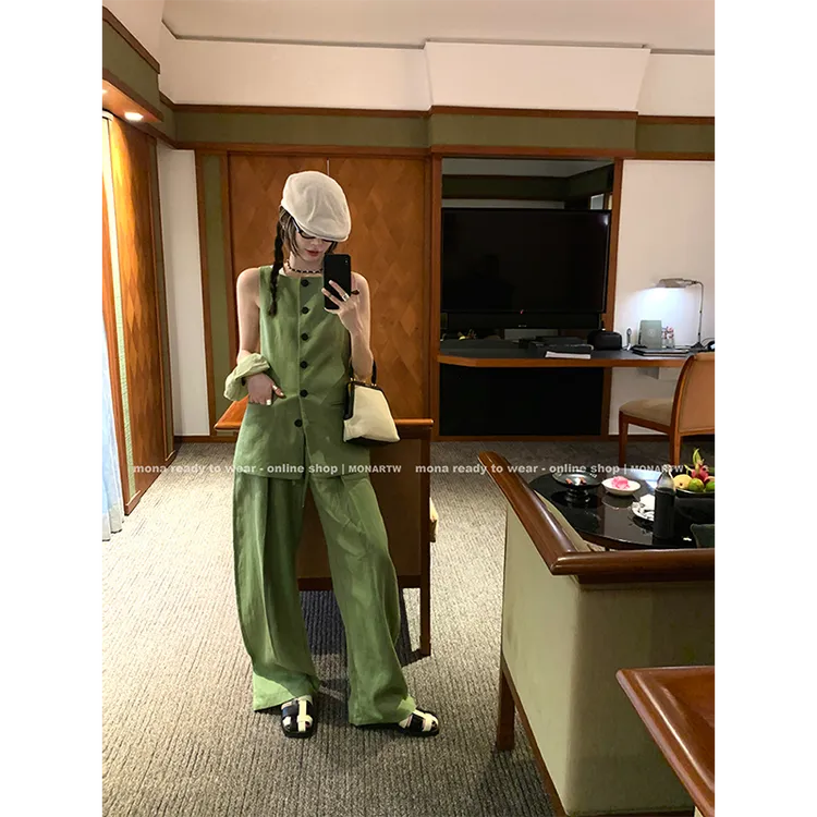【Mona张绮贤】MONA 天丝亚麻套装 O125A07220&Z123B11300