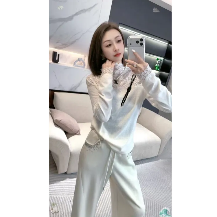 熙薇【镂月裁云】2025新款时尚百搭设计师简约轻奢上衣H5815