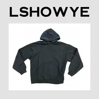 LSHOWYE｜红字母刺绣戴帽卫衣 E35151