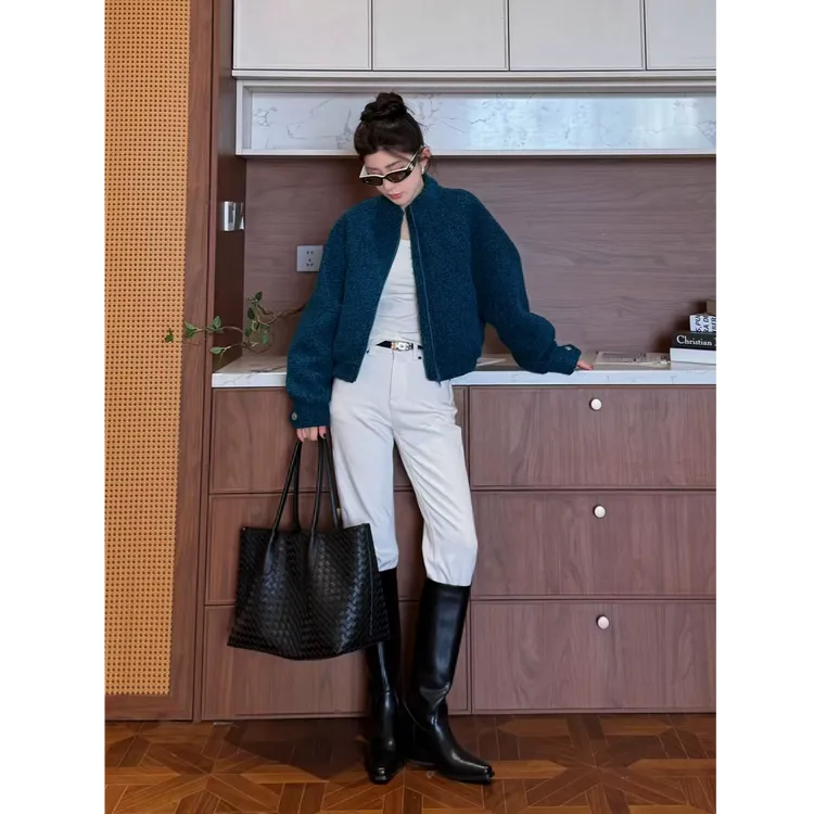 【AS雀翎】25新休闲定制彩花纱加厚保暖90白鹅绒服AS25DYRF05280