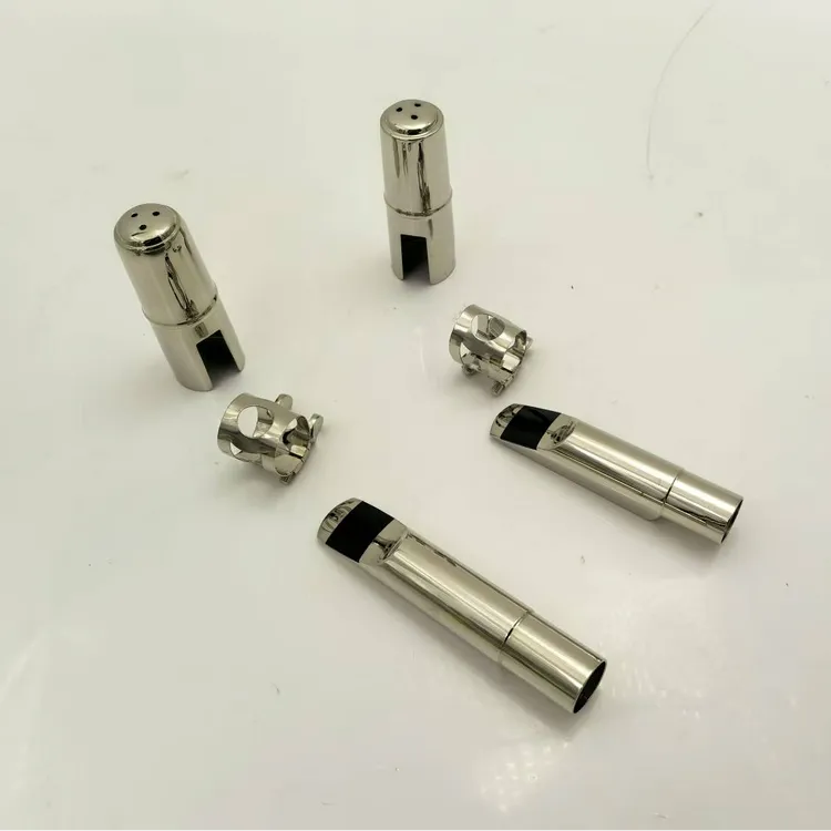 清库存高音/中音/次中音萨克斯金属笛头大萨吹嘴护帽铜箍卡子