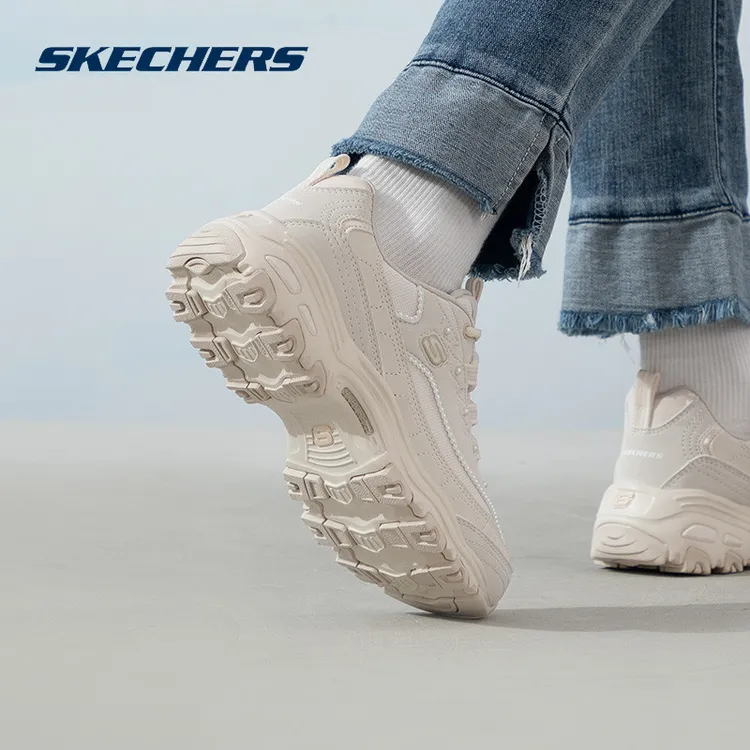 Skechers斯凯奇休闲鞋女鞋2025春季新款熊猫鞋轻便时尚潮流运动鞋