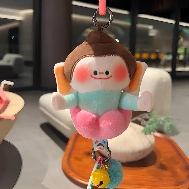 大同文创玩偶佛小伴精品公仔小佛莲花好礼美术馆玩偶车载毛绒挂件