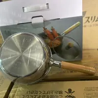 日式雪平锅不锈钢小奶锅家用一人食小锅宝宝泡面锅汤锅20cm