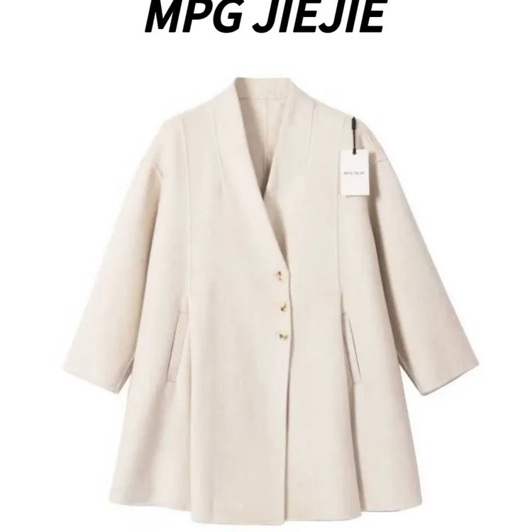 MPG JIEJIE【温暖拥抱】25秋冬绵羊毛莱赛尔羊驼毛毛呢外套