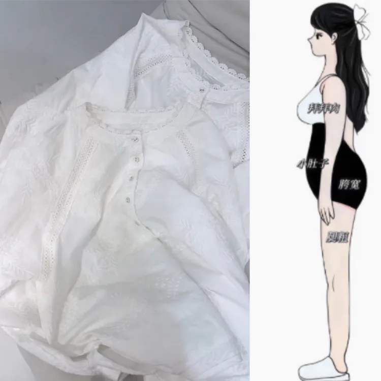 夏新款提花蕾丝拼接领短袖衬衫宽松百搭套头纯色时尚洋气百搭上衣