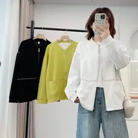 大码女夹克上衣开衫长袖外套女2025春秋季新款休闲宽松百搭棒球服