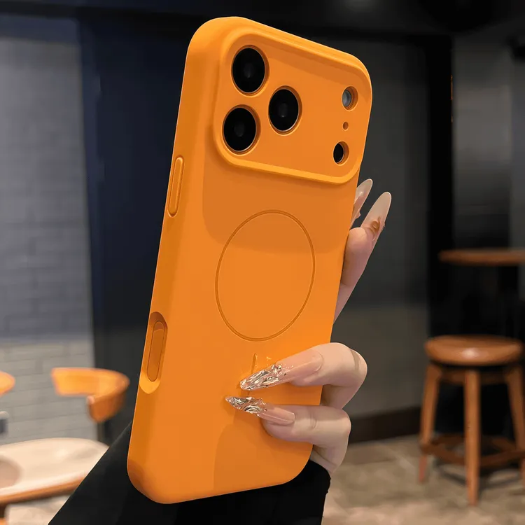 Magsafe磁吸液态硅胶一体相机按键适用苹果17/16promax手机壳精孔