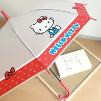 小O爸LUSON 儿童雨伞挡风防雨Kitty可爱透明伞 福袋（随机颜色）