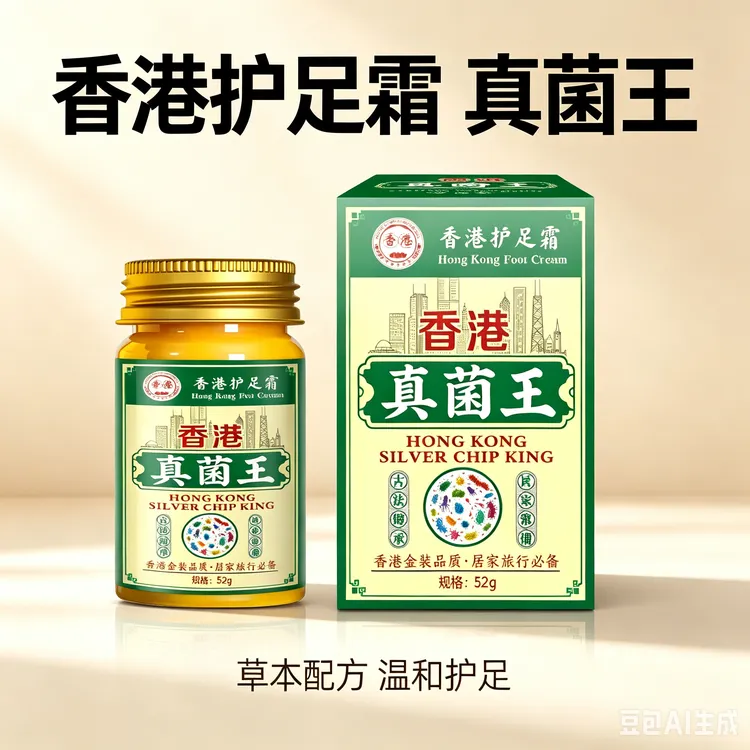 【官方正品】香港真菌王草本萃取温和外用脚臭干裂脱皮正品商品图