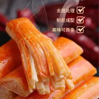 【小鱼儿】鳕鱼蟹味柳 90克/包*12包  6根/包 手撕鳕鱼蟹柳棒