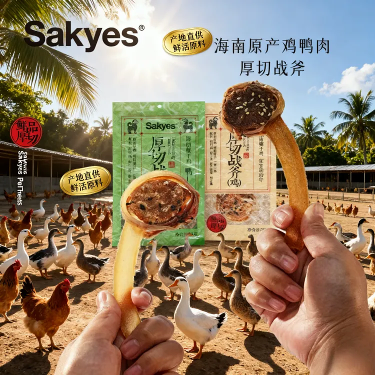 【珊鲨椰】厚切战斧狗狗零食磨牙棒牛皮牛肚补充营养超耐啃小狗食品