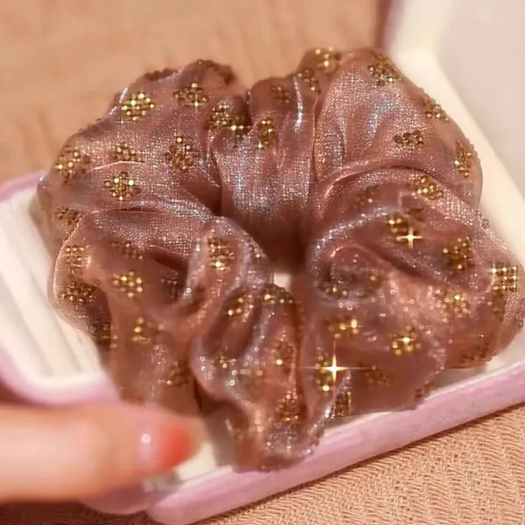 新款甜美女士合金发绳高弹性耐用日韩风气质非镶嵌