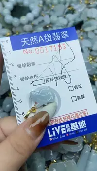 【闪购商品】翡翠颈饰未镶嵌天然A货翡翠