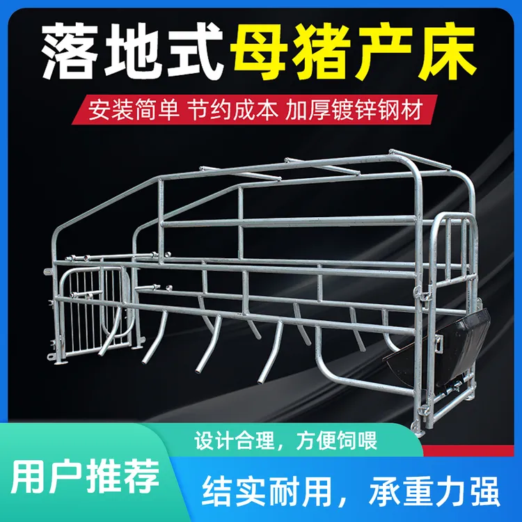 加厚单体母猪位落地式母猪产床定位栏母猪限位栏单个母猪栏产子栏