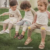 乖奇熊男女宝宝可爱长裤春秋季休闲裤居家婴幼儿秋冬打底裤子加绒