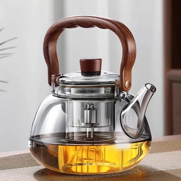 茶壶煮茶壶2025新款泡茶家用大容量耐高温蒸煮炉器一体玻璃烧水壶