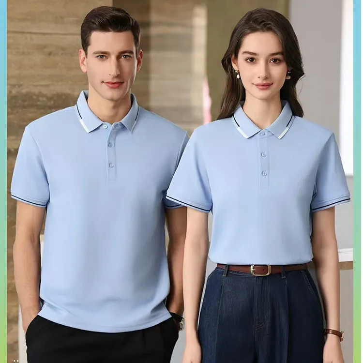 【新疆长绒棉】Polo衫男款男士翻领短袖显瘦商务男士t恤短袖【2699】