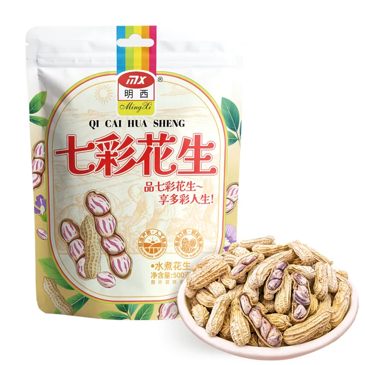 MING XI;MX/明西明西龙岩七彩花生带壳袋装坚果零食
