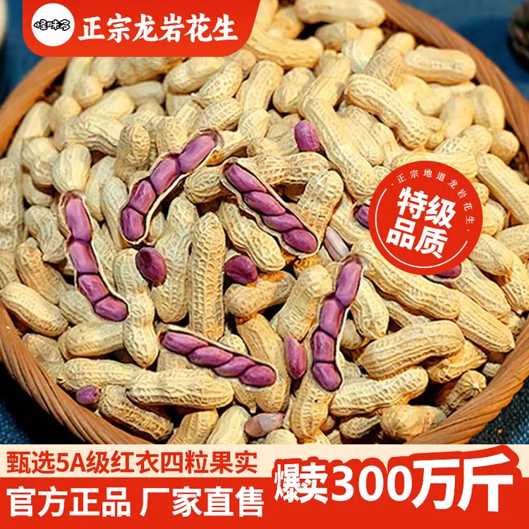 怪味多【精选优质花生】龙岩特产湿烤红衣花生咸香酥脆龙岩湿烤花生