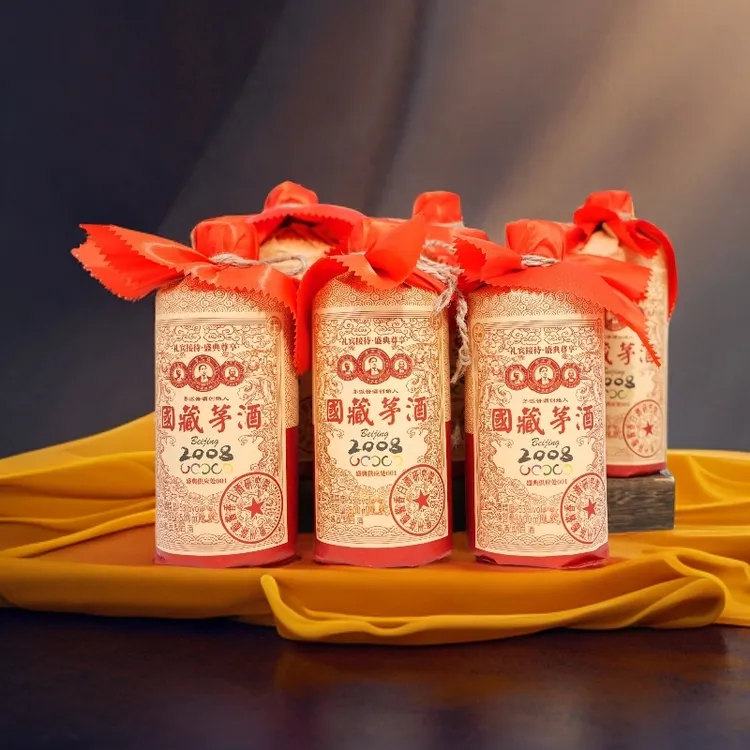 飞钓台国藏茅酒火炬2008酱香型白酒整箱6瓶装53%Vol500ml/瓶