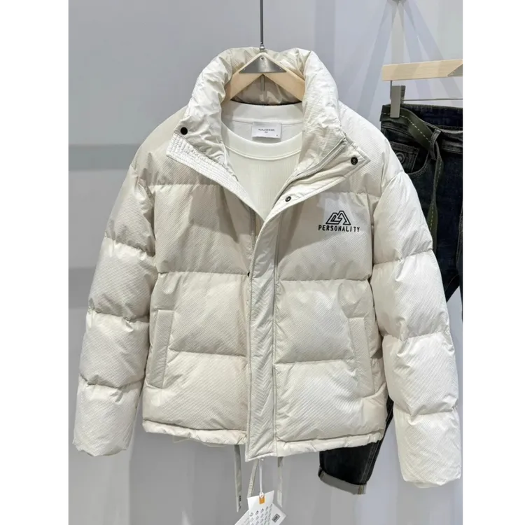 短款立领羽绒服男士冬季新款休闲宽松潮牌百搭高品质加厚潮流外套
