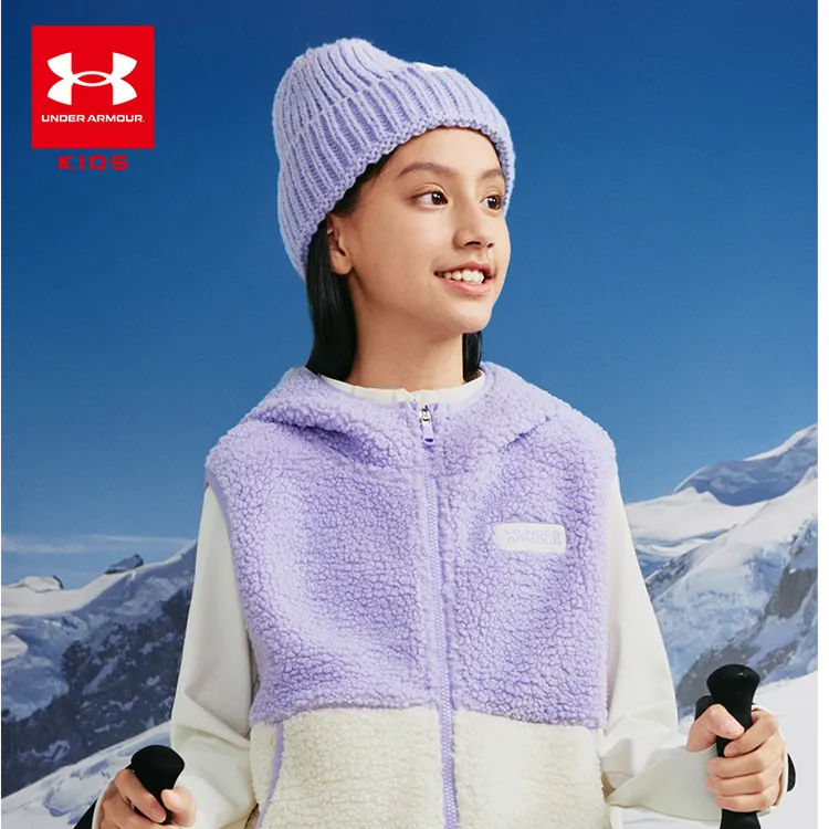 Under Armour/安德玛常规款拉链衫撞色保暖上衣连帽普通外套秋季