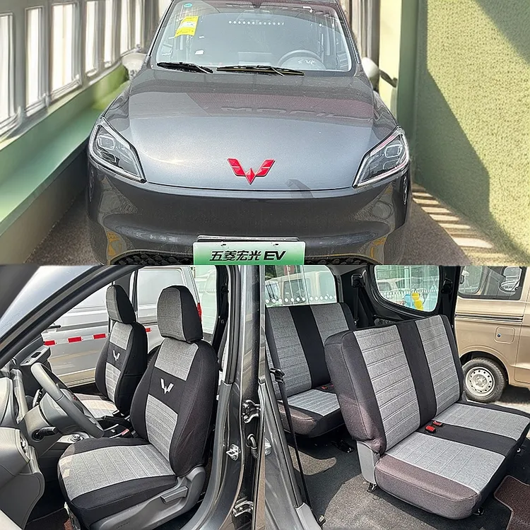 五菱宏光ev6座全包专用座套宏光新能源纯电ev5座四季通用棉麻布套