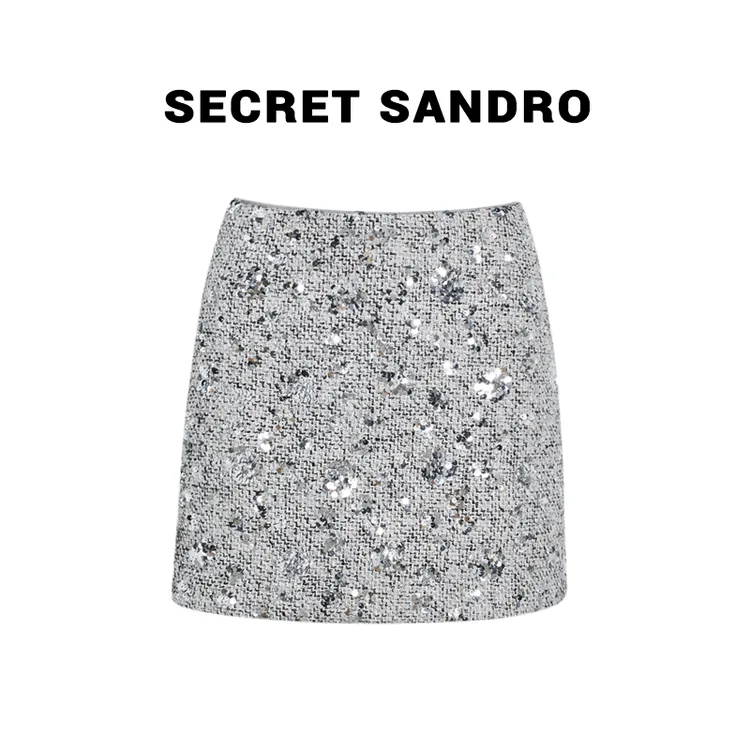 【亮片裙】Secret Sandro 楚楚  短裙 B65202055C